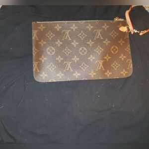 Brown Monogram Wristlet